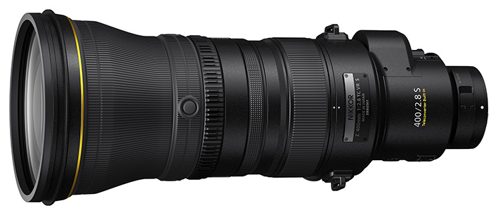 Nikkor Z 400mm f/2.8 TC VR S, luminoso, stabilizzato e con moltiplicatore 1.4x Nikkor Z 400mm f/2.8 TC VR S, tele con moltiplicatore integrato
