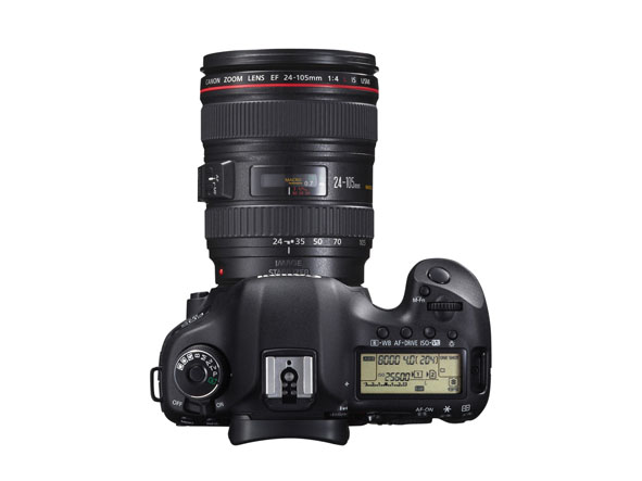 Canon EOS 5D mark III top