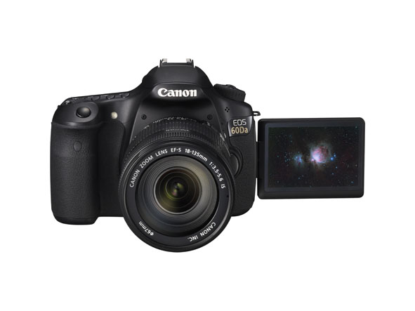 Canon EOS 60Da display