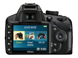 Nikon D3200 back